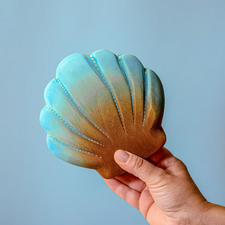Wooden Shell and Mermaid Set