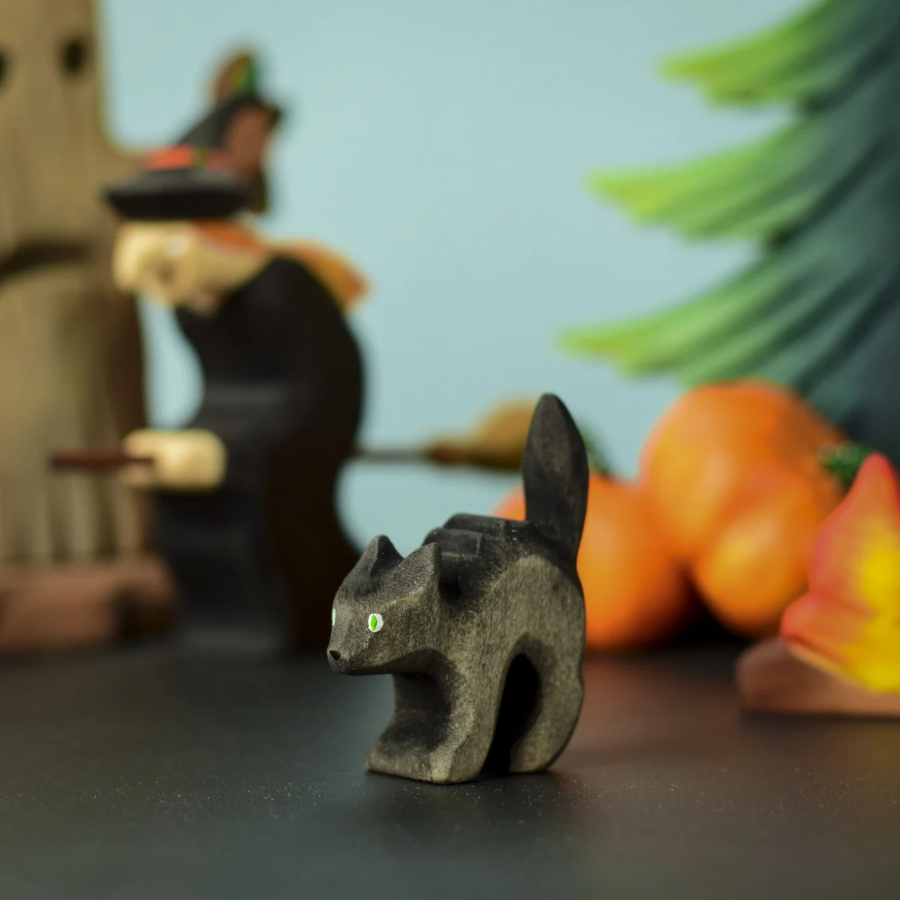 Scared Black Cat | Halloween Toy