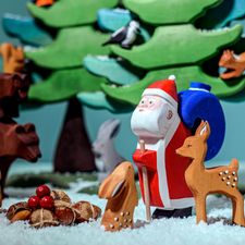 Santa Claus | Wooden Christmas Toy