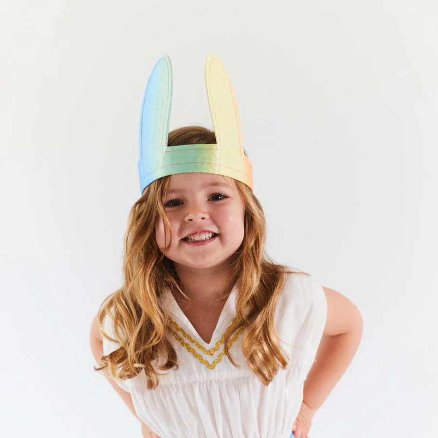 Silk Bunny Ears (Soft Rainbow)