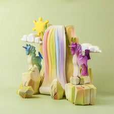 Rainbow Rocks (5 pcs) | Wooden Toy