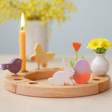 Grimm's Celebration Ring Deco (Easter Set Batik Orange - 2pcs)