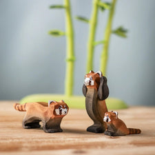 Red Panda and Bamboo Set