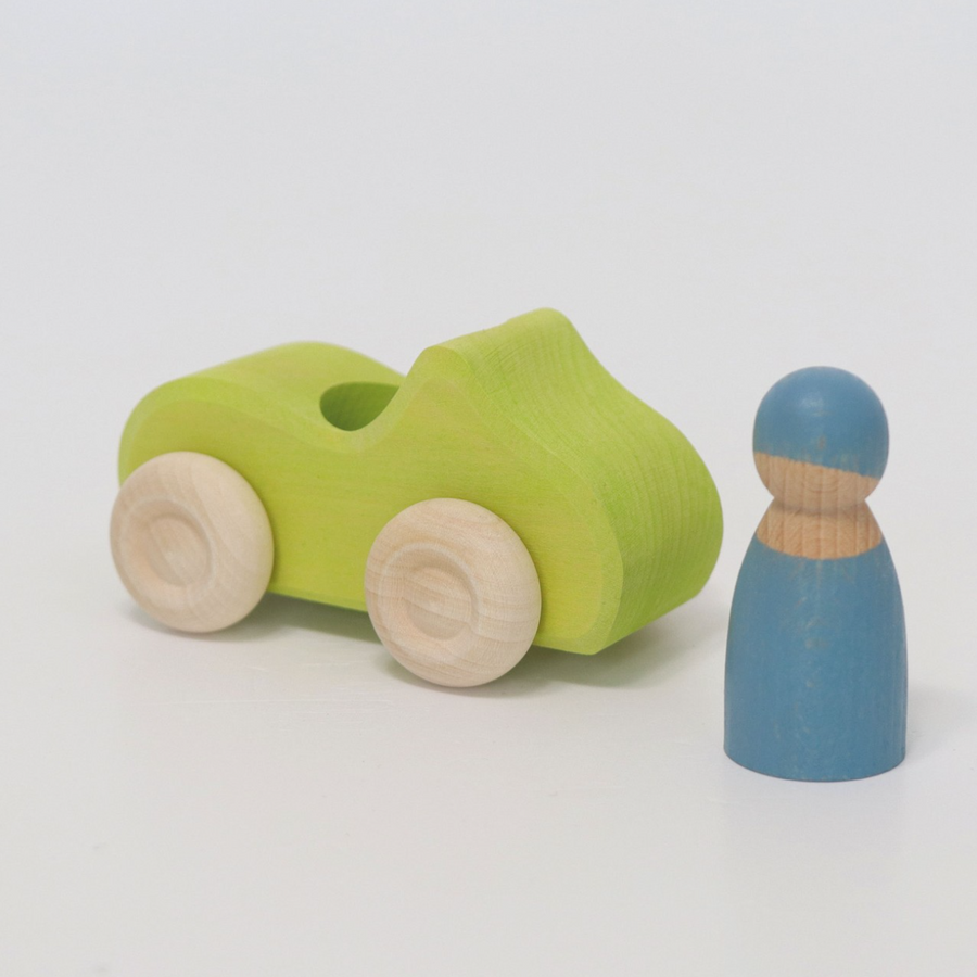 Grimm's Small Convertible Car with Rainbow Friend (Green)