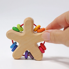 Grimm's Rainbow Rattle Star