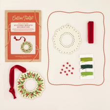 Make Your Own Stitched Decoration Craft Kit (Wreath)
