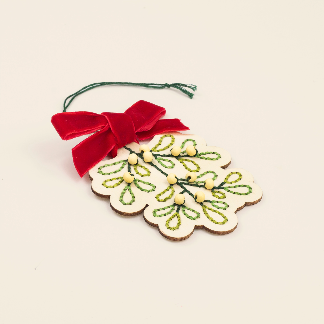 Make Your Own Stitched Decoration Craft Kit (Mistletoe)