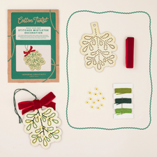 Make Your Own Stitched Decoration Craft Kit (Mistletoe)