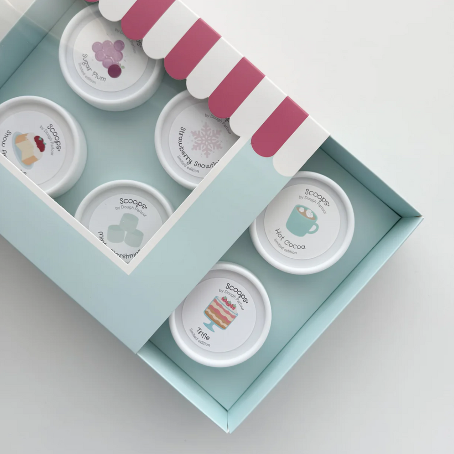 Holiday Parlour Pack™ of 6 Play Doughs (Holiday Train)