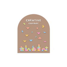 MINI Magic Playwall - Arch Magnetic Wall Decal (Caramel)