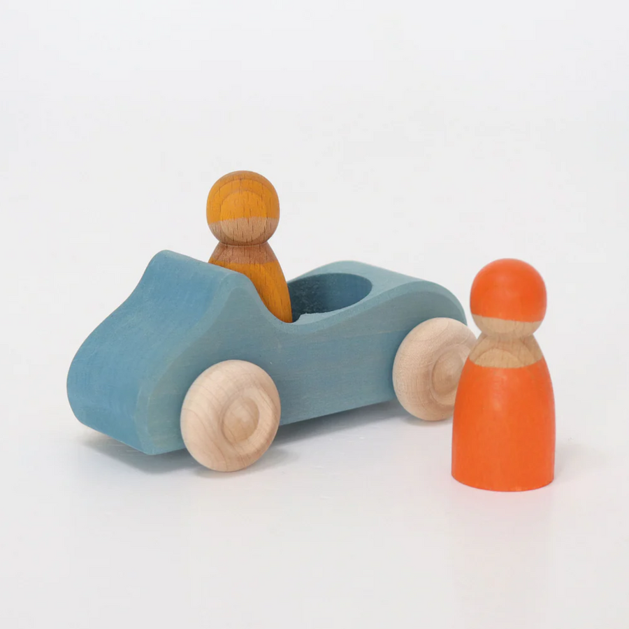Grimm's Large Convertible Car with Two Rainbow Friends (Blue)
