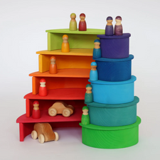 Grimm's Large Stacking Rainbow (12 Pcs)
