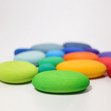 Grimm's Wooden River Pebbles