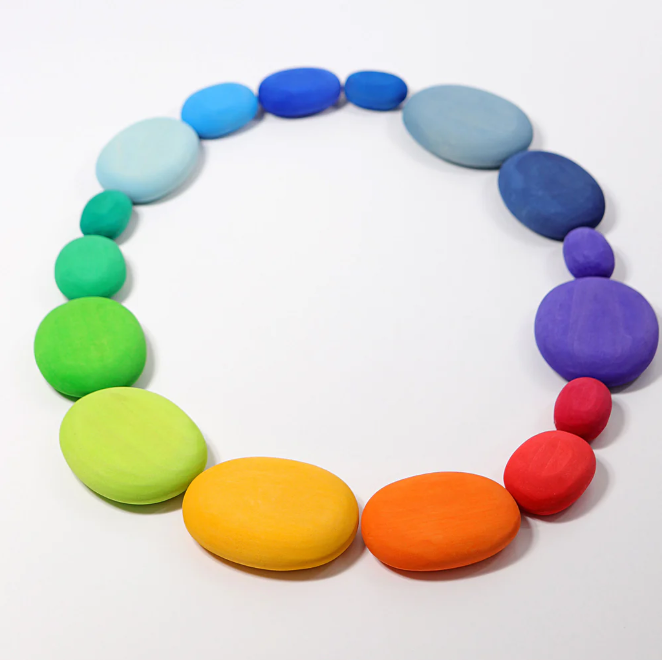 Grimm's Wooden River Pebbles