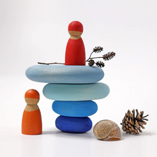 Grimm's Wooden River Pebbles