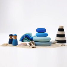 Grimm's Wooden River Pebbles