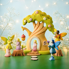 PRE-ORDER Bumbu Wooden Fairy (Coral)