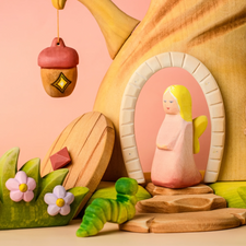 PRE-ORDER Bumbu Wooden Fairy (Coral)