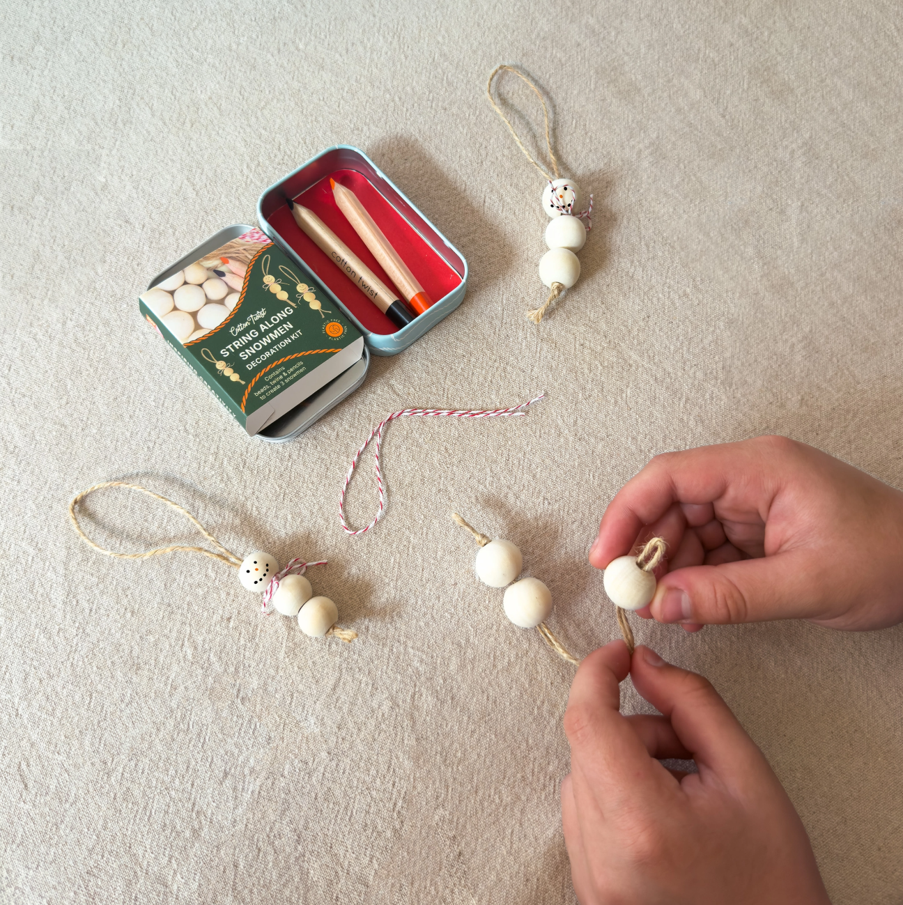 Make Your Own Snowman Christmas Decorations | Wooden Craft Kit