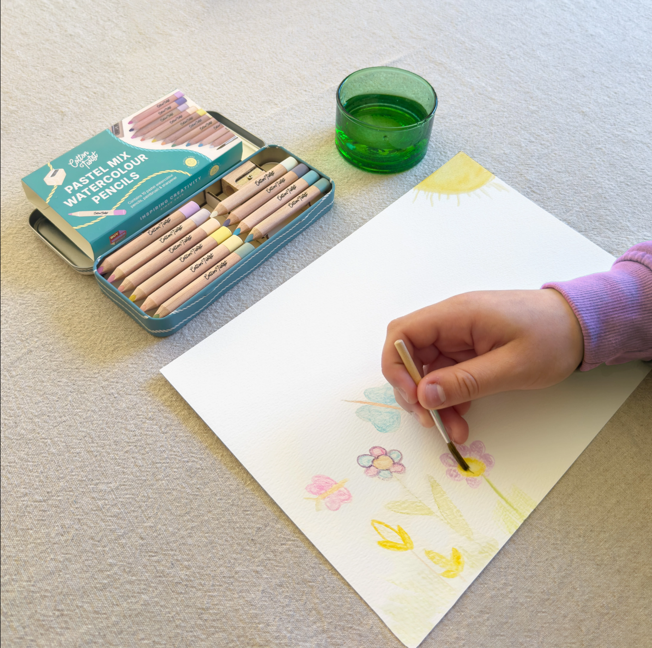 Watercolour Pencils Art Set (Pastel)