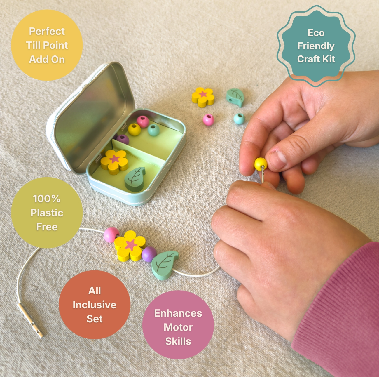 Flower Bracelet Craft Kit