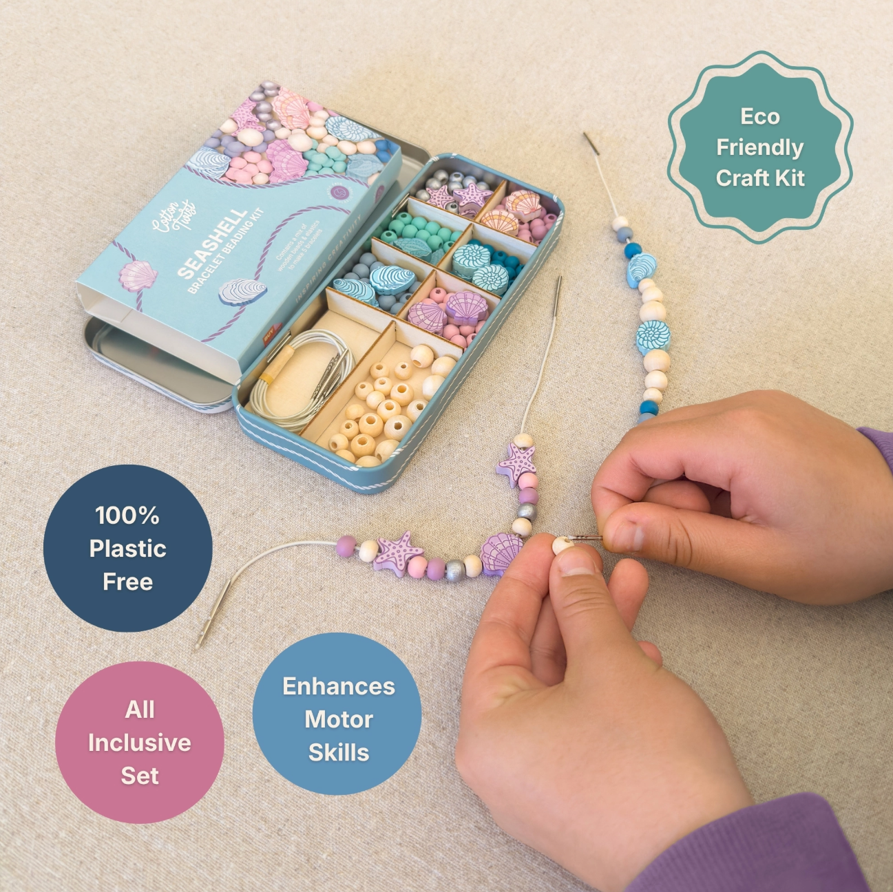 Seashell Bracelet Beading Craft Kit
