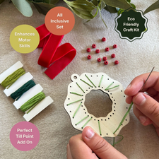Make Your Own Stitched Decoration Craft Kit (Wreath)