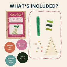 Make Your Own Stitched Decoration Craft Kit (Christmas Tree)