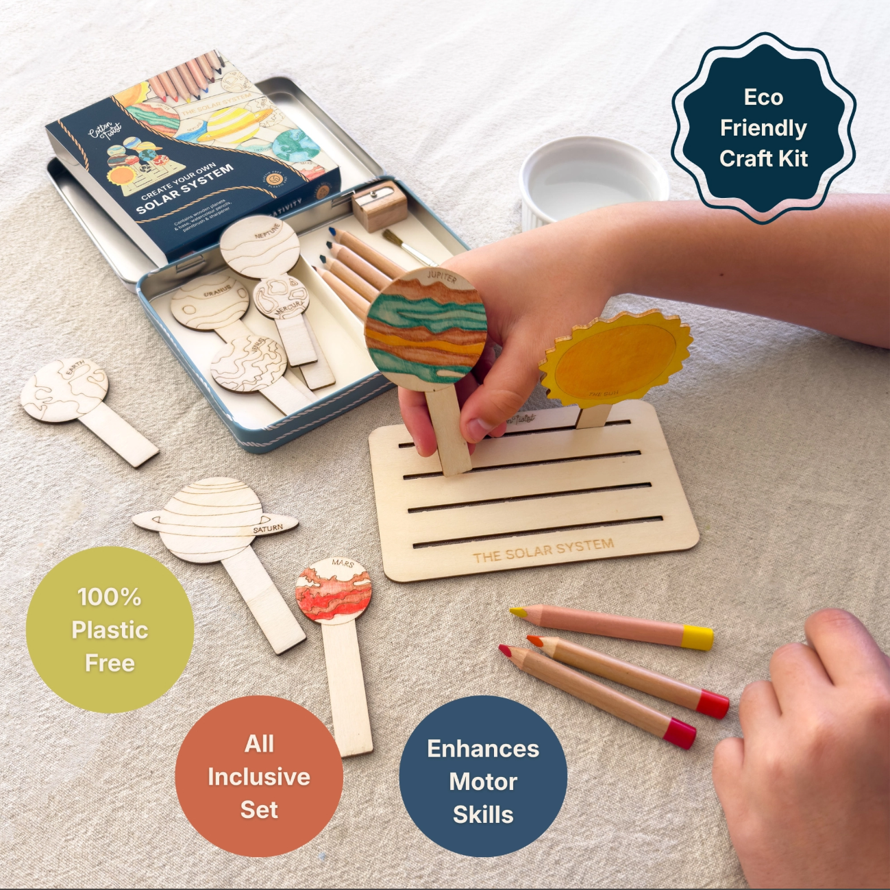 Solar System Wooden Craft Kit