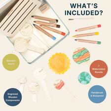 Solar System Wooden Craft Kit