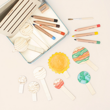 Solar System Wooden Craft Kit