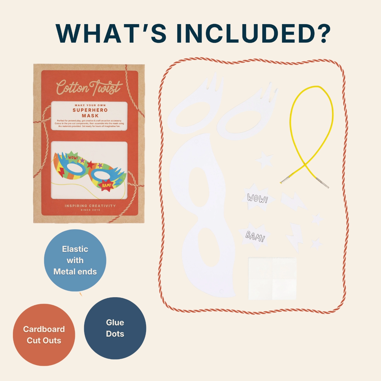 Make Your Own Superhero Mask Craft Kit