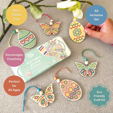 Flutter & Stitch Decoration Kit - Easter Craft Kit