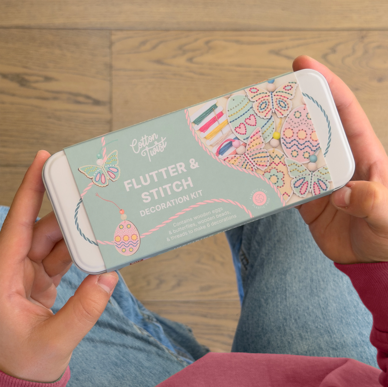 Flutter & Stitch Decoration Kit - Easter Craft Kit