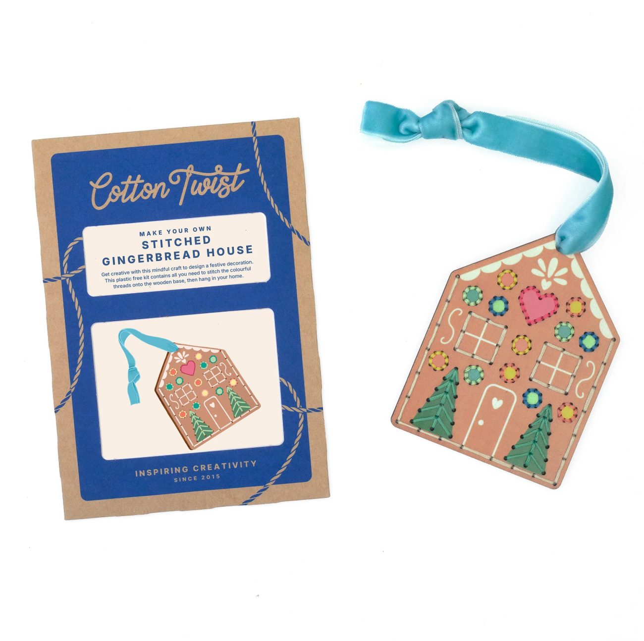 Make Your Own Stitched Gingerbread House