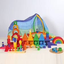 Grimm's Medium Stacking Rainbow (6 Pcs)