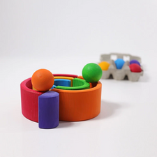 Grimm's Medium Stacking Rainbow (6 Pcs)