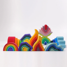 Grimm's Medium Stacking Rainbow (6 Pcs)