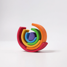 Grimm's Medium Stacking Rainbow (6 Pcs)