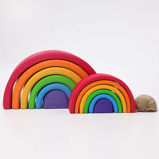 Grimm's Medium Stacking Rainbow (6 Pcs)