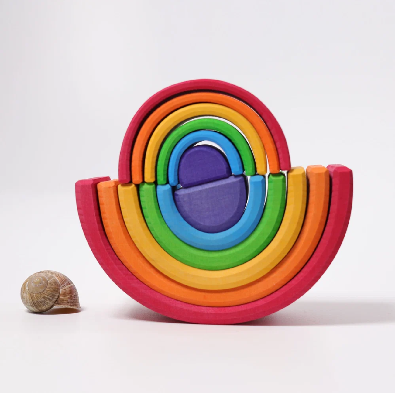 Grimm's Medium Stacking Rainbow (6 Pcs)
