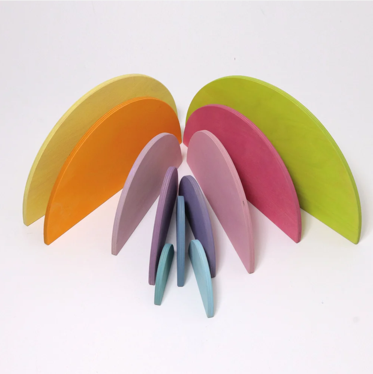 Grimm's Pastel Semi-Circles (11 Pcs)