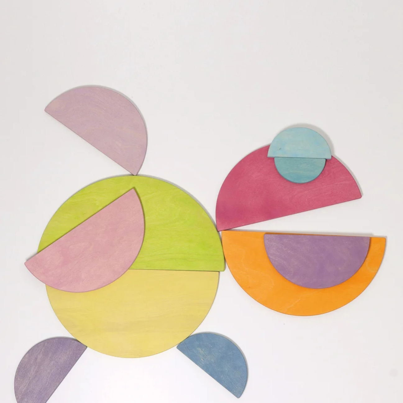 Grimm's Pastel Semi-Circles (11 Pcs)