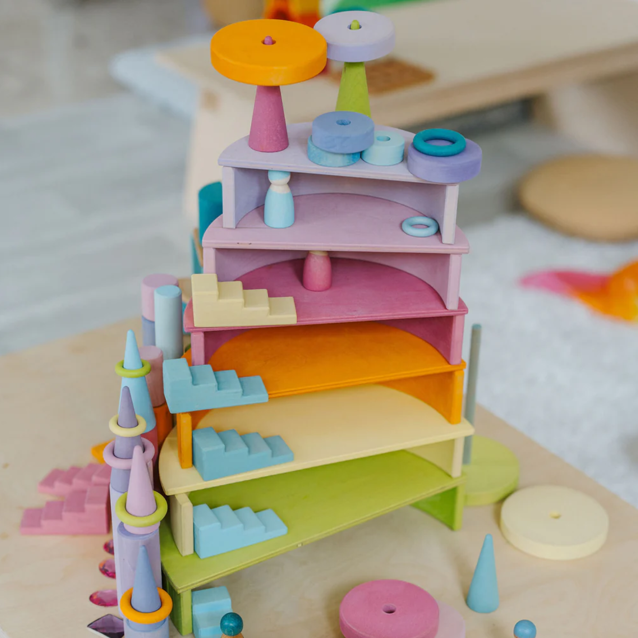 Grimm's Pastel Semi-Circles (11 Pcs)