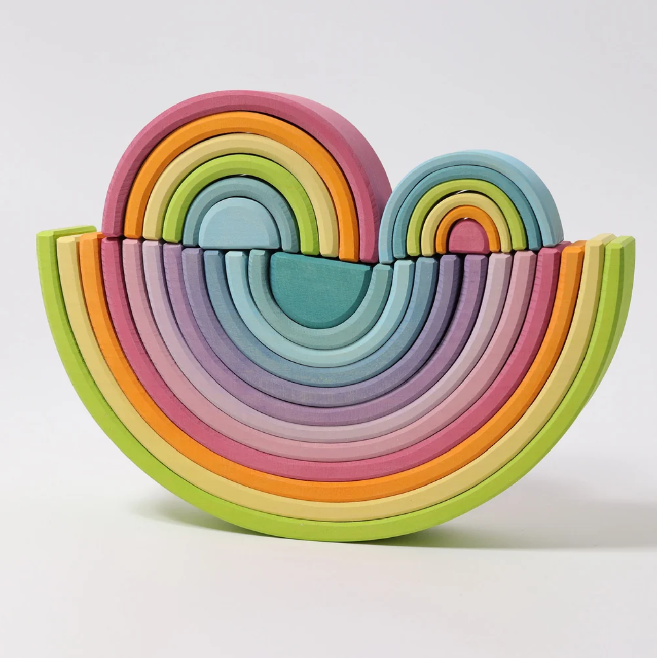 Grimm's Large Stacking Rainbow - Pastel (12 Pcs)