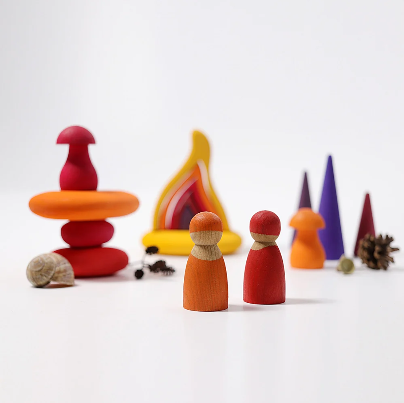 Grimm's Wooden Fire Pebbles