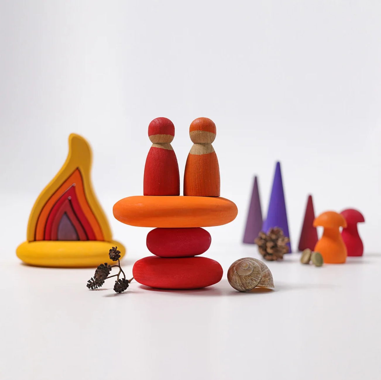 Grimm's Wooden Fire Pebbles