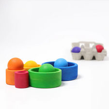 Grimm's Stacking Bowls (Blue)