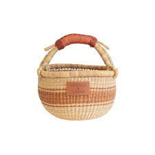 Heddle & Lamm Mini Bolga Basket (Osei Stripe)