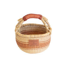 Heddle & Lamm Mini Bolga Basket (Osei Stripe)